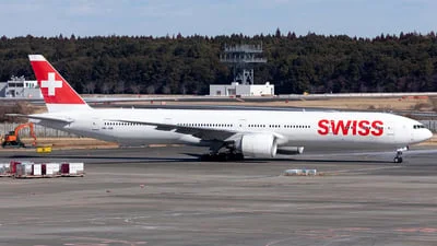 Swiss HB-JNE Boeing 777-3DEER