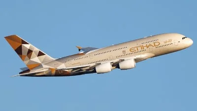 Etihad Airways A6-APJ Airbus A380-861