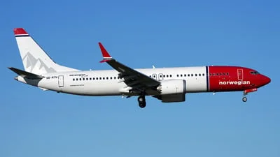 Norwegian SE-RTU Boeing 737-8 MAX