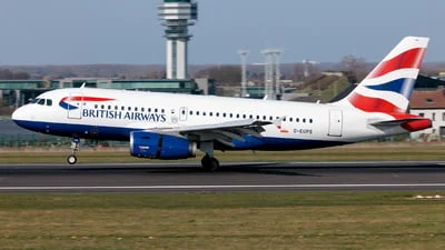 British Airways G-EUPS Airbus A319-131