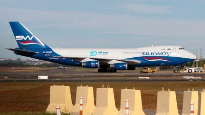 Silk Way West Airlines 4K-SW888 Boeing 747-4R7F(SCD)