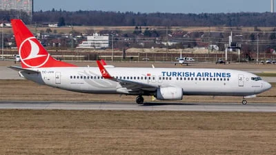 Turkish Airlines TC-JVN Boeing 737-8F2