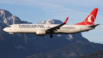 Turkish Airlines TC-JZF Boeing 737-8F2