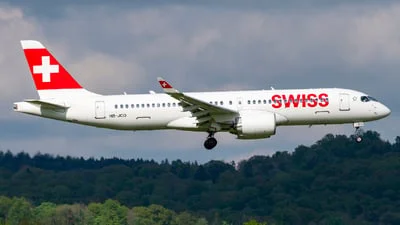 Swiss HB-JCO Bombardier CSeries CS300