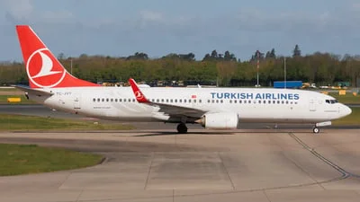 Turkish Airlines TC-JVY Boeing 737-8F2