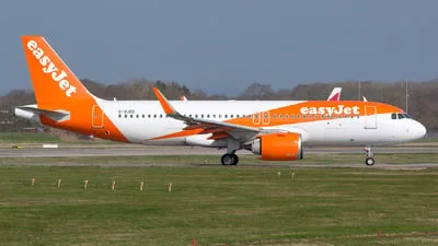 easyJet G-UJEC Airbus A320-251N