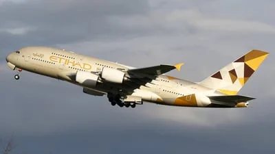 Etihad Airways A6-API Airbus A380-861