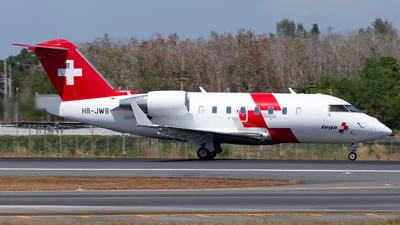 REGA - Swiss Air Ambulance HB-JWB Bombardier CL-600-2B16 Challenger 650