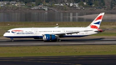 British Airways G-ZBKE Boeing 787-9 Dreamliner
