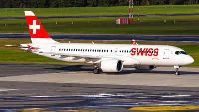 Swiss HB-JCG Bombardier CSeries CS300