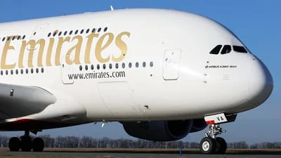 Emirates A6-EVA Airbus A380-842