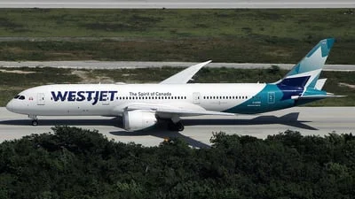 WestJet Airlines C-GYRS Boeing 787-9 Dreamliner