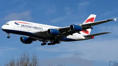 British Airways G-XLEF Airbus A380-841