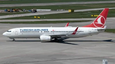 Turkish Airlines TC-JVK Boeing 737-8F2
