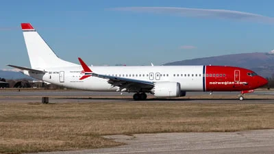 Norwegian SE-RTN Boeing 737-8 MAX