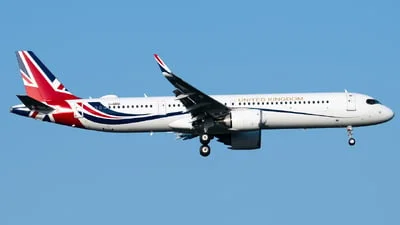 United Kingdom - Royal Air Force (Titan Airways) G-GBNI Airbus A321-251NX