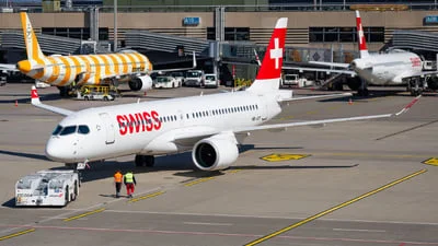 Swiss HB-JCF Bombardier CSeries CS300