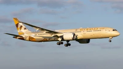 Etihad Airways A6-BNJ Boeing 787-9 Dreamliner