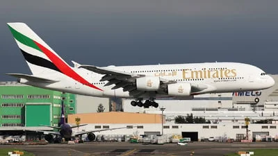 Emirates A6-EEL Airbus A380-861