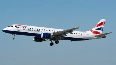 British Airways (BA CityFlyer) G-LCAC Embraer ERJ-190-100LR