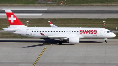 Swiss HB-JCU Airbus A220-371