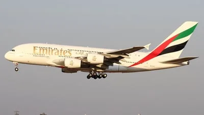Emirates A6-EUF Airbus A380-861