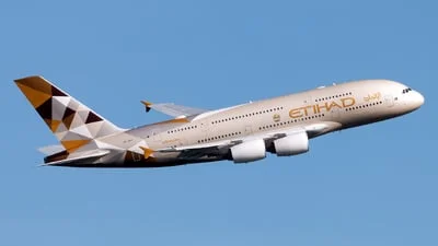 Etihad Airways A6-APF Airbus A380-861