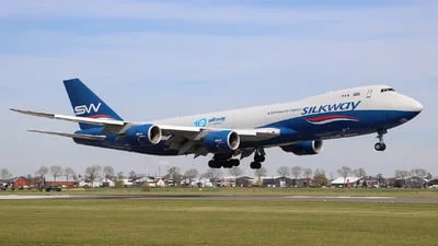 Silk Way West Airlines VQ-BVB Boeing 747-83QF