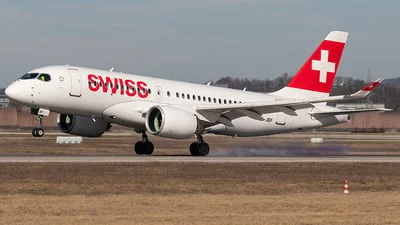 Swiss HB-JBF Bombardier CSeries CS100 