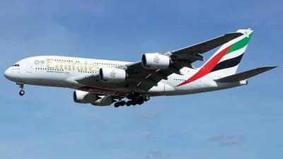Emirates A6-EUM Airbus A380-842
