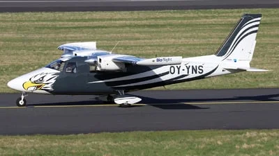 Bio flight OY-YNS Vulcanair P.68C