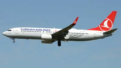 Turkish Airlines TC-JVC Boeing 737-8F2