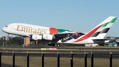 Emirates A6-EVG Airbus A380-842