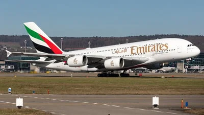 Emirates A6-EOF Airbus A380-861