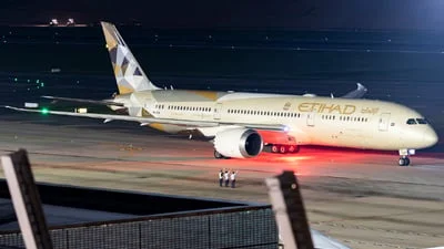Etihad Airways A6-BLW Boeing 787-9 Dreamliner