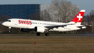 Swiss HB-JCR Airbus A220-371