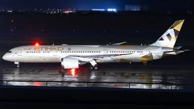 Etihad Airways A6-BLU Boeing 787-9 Dreamliner