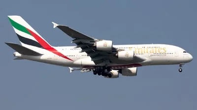 Emirates A6-EEN Airbus A380-861
