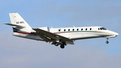 European Flight Service (EFS) SE-RFL Cessna 680 Citation Sovereign