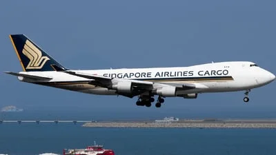 Singapore Airlines Cargo 9V-SFO Boeing 747-412F(SCD)