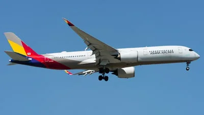 Asiana Airlines HL8381 Airbus A350-941