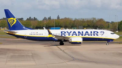 Ryanair EI-IKV Boeing 737-8-200 MAX