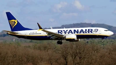 Ryanair EI-HGZ Boeing 737-8-200 MAX