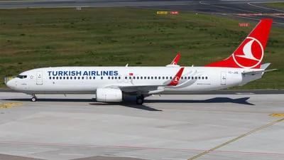 Turkish Airlines TC-JVE Boeing 737-8F2