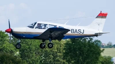 Private G-BASJ Piper PA-28-180 Cherokee Challenger