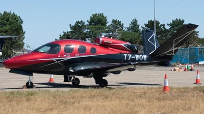 Private T7-WOW Cirrus Vision SF50 G3 Arrivee