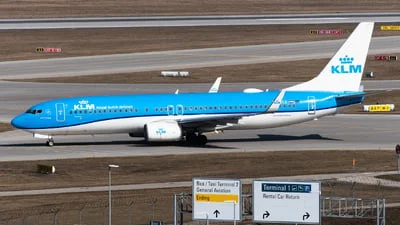 KLM Royal Dutch Airlines PH-BCE Boeing 737-8K2
